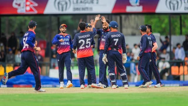 Airee's second ODI hundred and Sandeep's three-for help Nepal edge UAE in another thriller