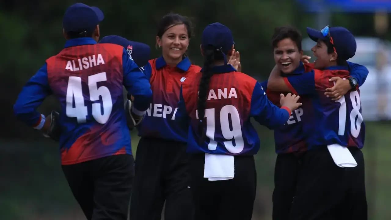 Nepalese women's U-19 team|Nepal women's U-19 vs Bhutan women's U-19/ Malaysia Cricket