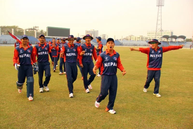 Nepal U19 wins against NZ U19