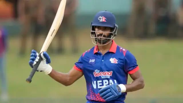 Aasif Sheikh becomes the first Nepalese batter to score a half-century in Asia Cup
